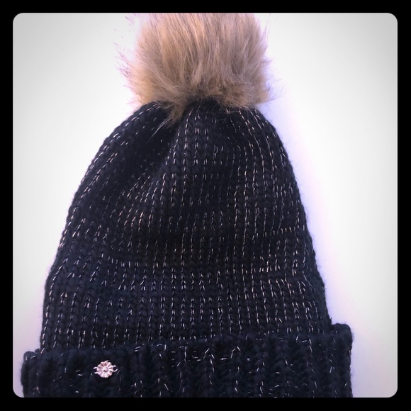 womens winter hats black